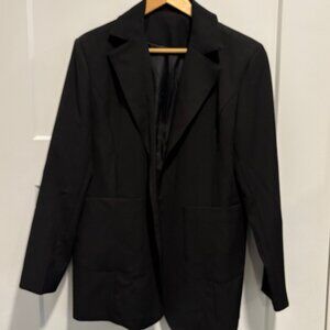 New Oversized Black Blazer